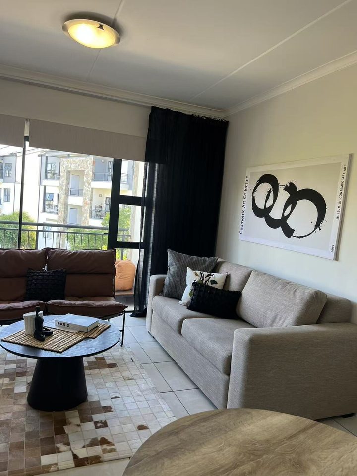 Sofa and artwork in the lounge
